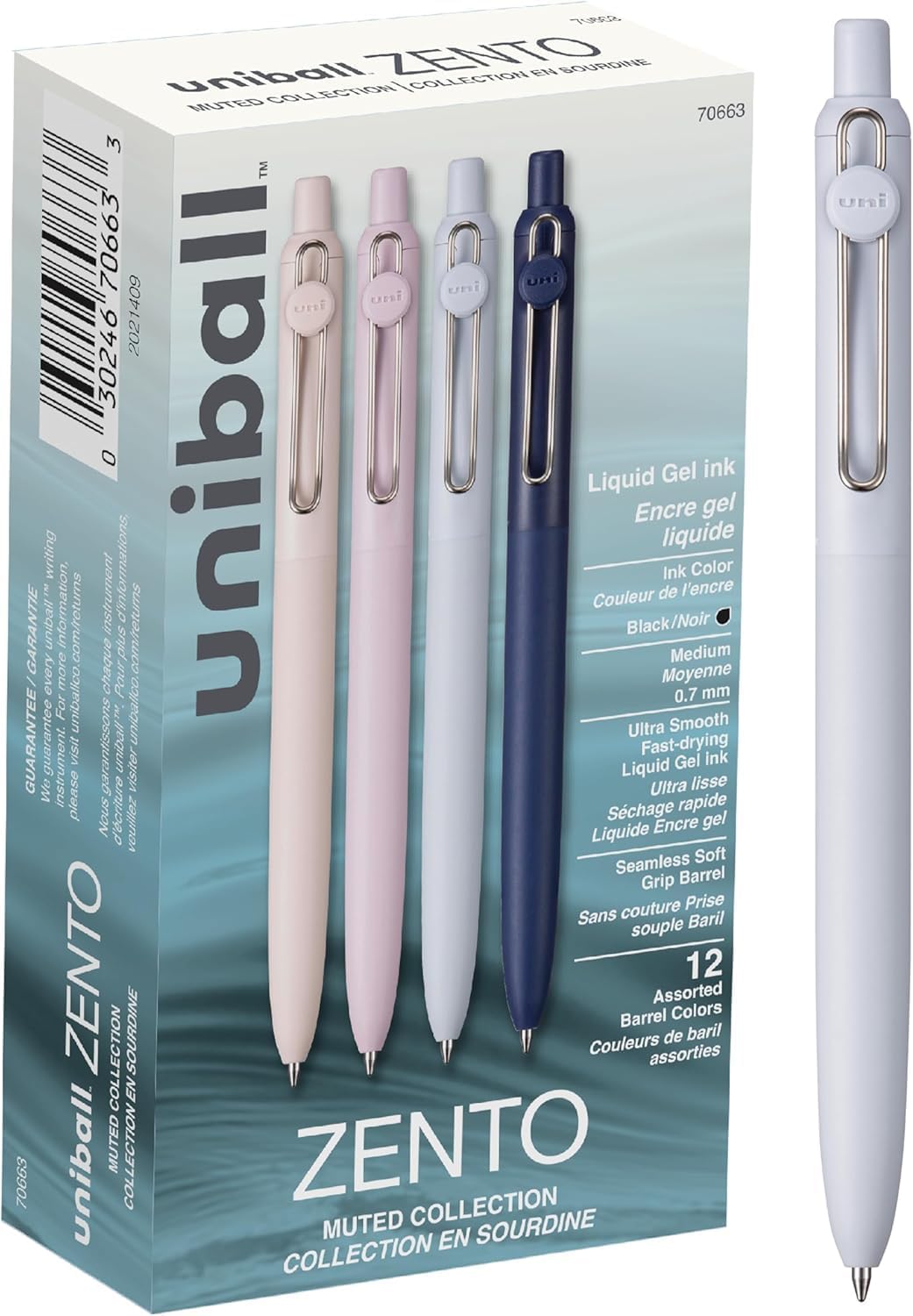 uni-ball - Brandclub - uniball Zento Liquid Gel Ink Retractable